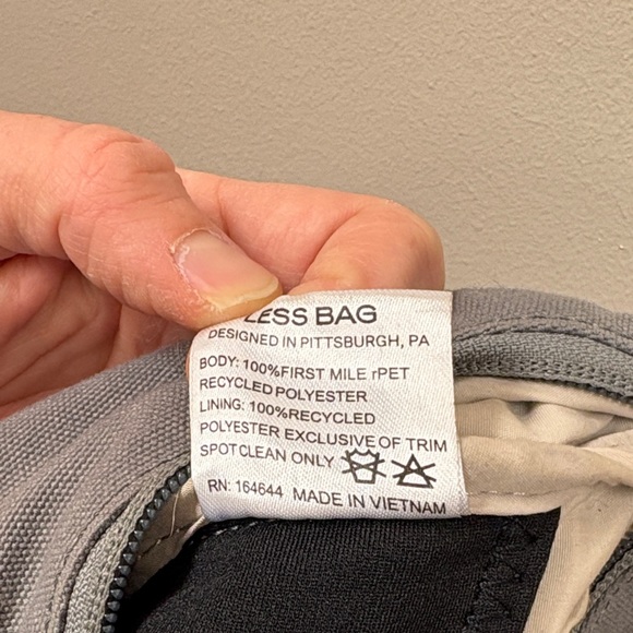 Day Owl First Mile Gray Canvas Bag Small Crossbody Adjustable - Picture 9 of 13